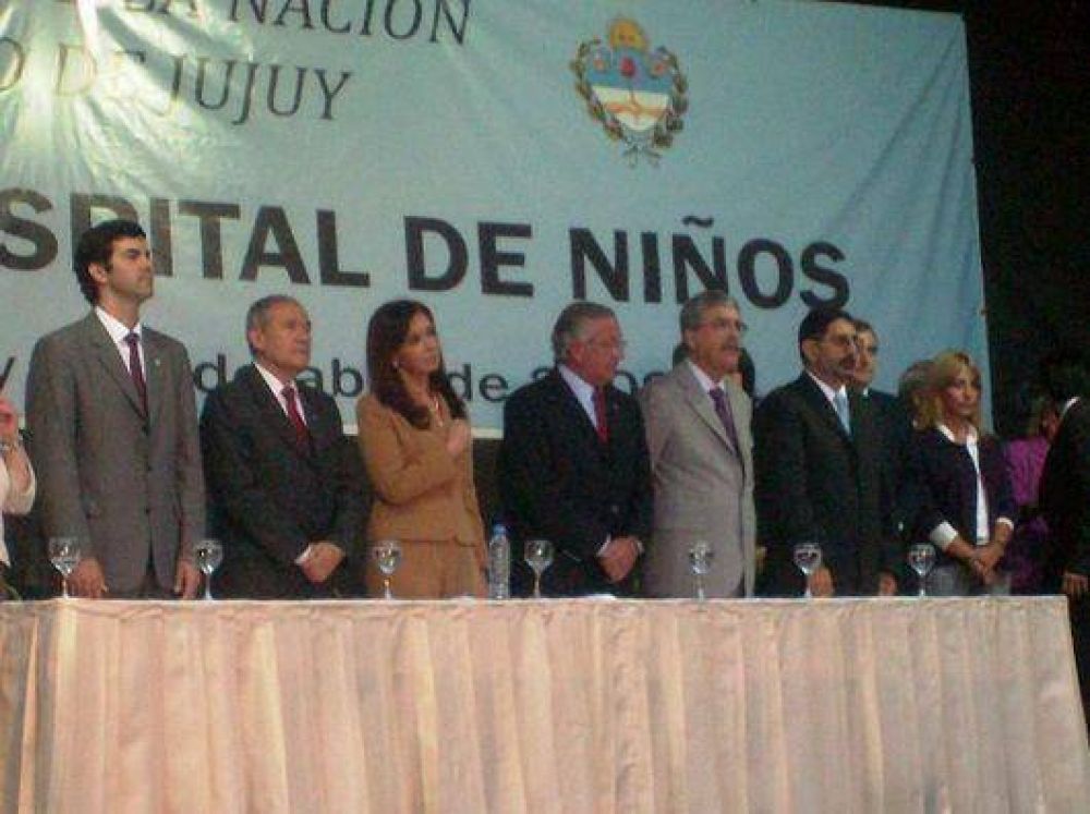 Cristina Fern�ndez de Kirchner inaugur� el nuevo edificio del Hospital de Ni�os.