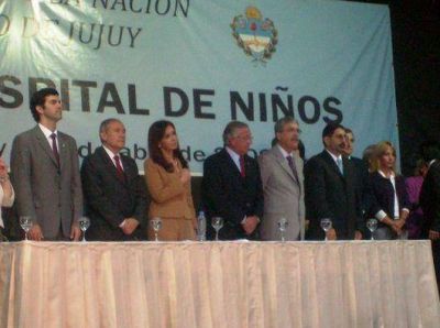 Cristina Fern�ndez de Kirchner inaugur� el nuevo edificio del Hospital de Ni�os.