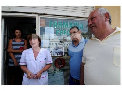Los vecinos se unieron para defender la farmacia del barrio Pro Barranquitas
