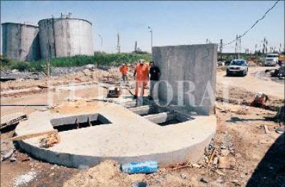 En marzo se termina la obra de cloacas en Santa Rosa de Lima