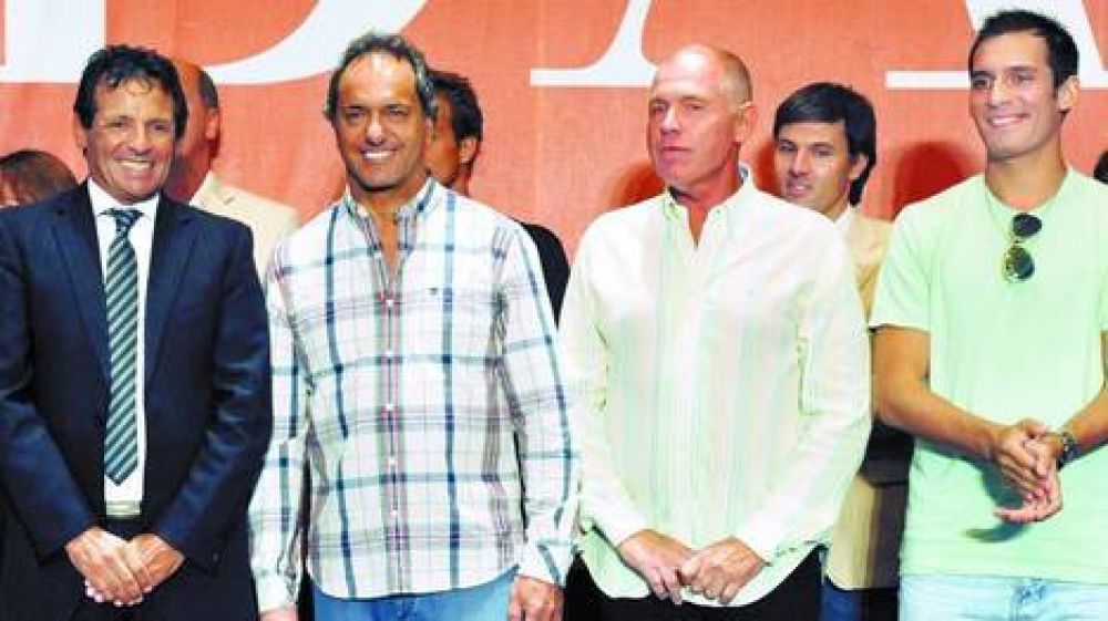 Scioli: "Me gusta molestar lo menos posible a la Presidenta"