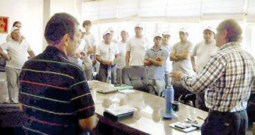 Schepens se reuni� con los trabajadores