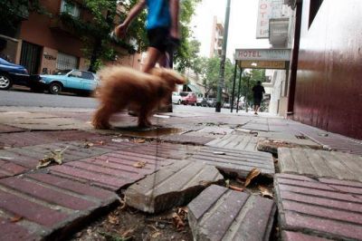 Veredas rotas: cuando caminar por la Ciudad se convierte en un desaf�o
