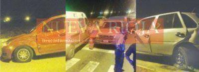 Un conductor provoc� da�os en 5 autos tras un choque en cadena