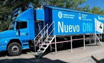 Viene a Z�rate la unidad m�vil para hacer el DNI