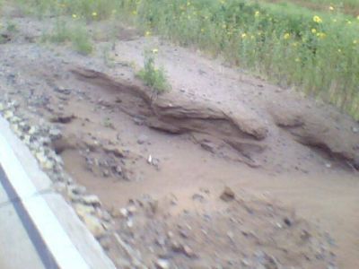 Quejas por el p�simo estado de las banquinas de la Autopista 55