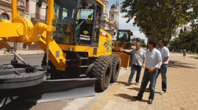 Exhiben nuevas maquinarias viales adquiridas por el Municipio 