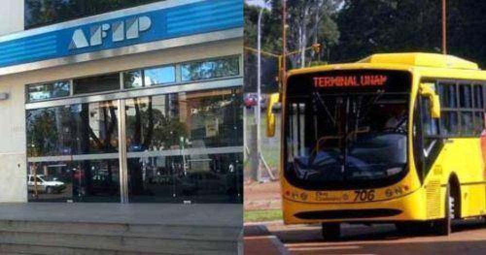 Piden a la AFIP informes contables sobre las empresas de Transporte de Pasajeros
