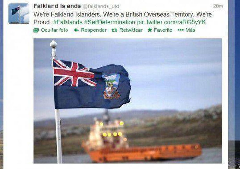 Malvinas: desde Twitter, los isle�os provocaron a la Argentina