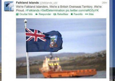 Malvinas: desde Twitter, los isle�os provocaron a la Argentina