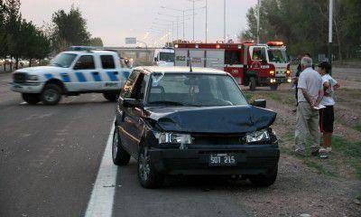 Cuatro accidentes en el Acceso Sur complicaron el tr�nsito en la zona
