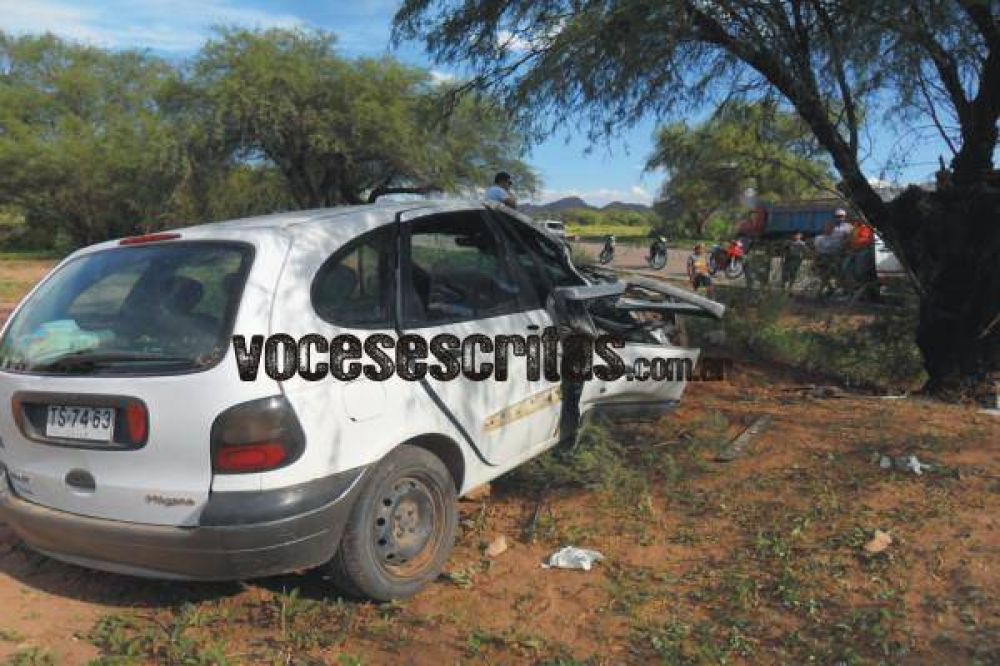 Grave accidente en el ingreso a Tinogasta