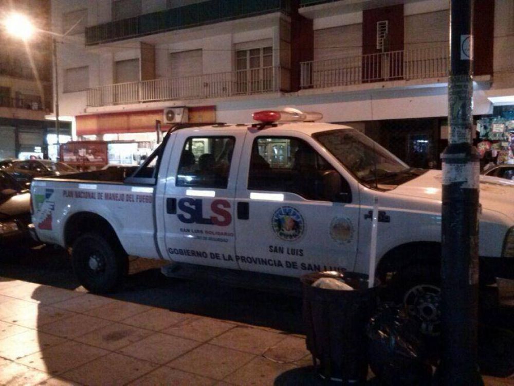 Una camioneta de San Luis Solidario de vacaciones en Mar del Plata