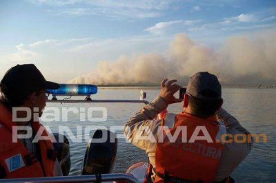 La Defensor�a del Pueblo realiz� un sobrevuelo por el humo en Las Termas