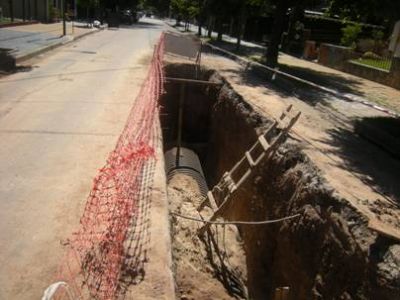 Avanza la construcci�n del �Aliviador Cuenca Fleming�