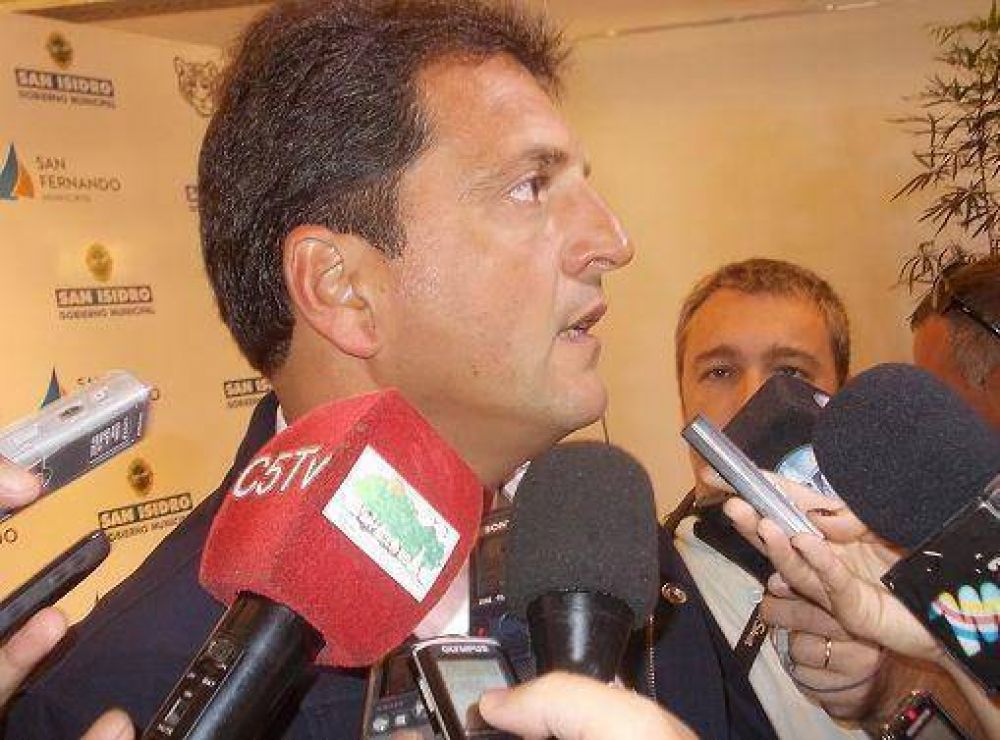 Massa: �El aumento de ARBA afecta la capacidad contributiva del vecino�