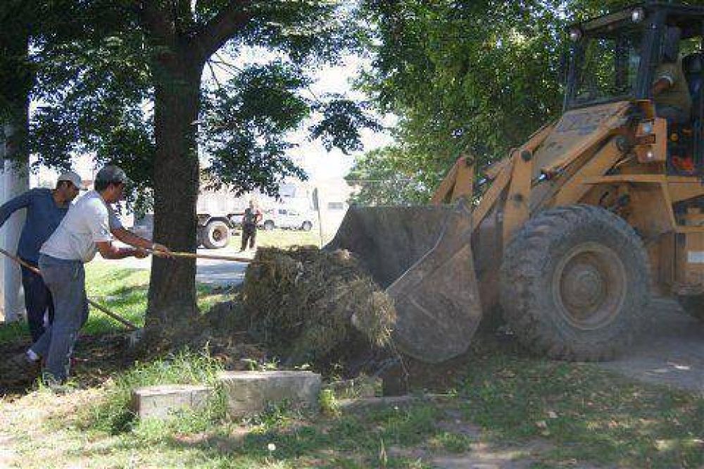 Se realizaron tareas de limpieza en el �Parque Lasa�