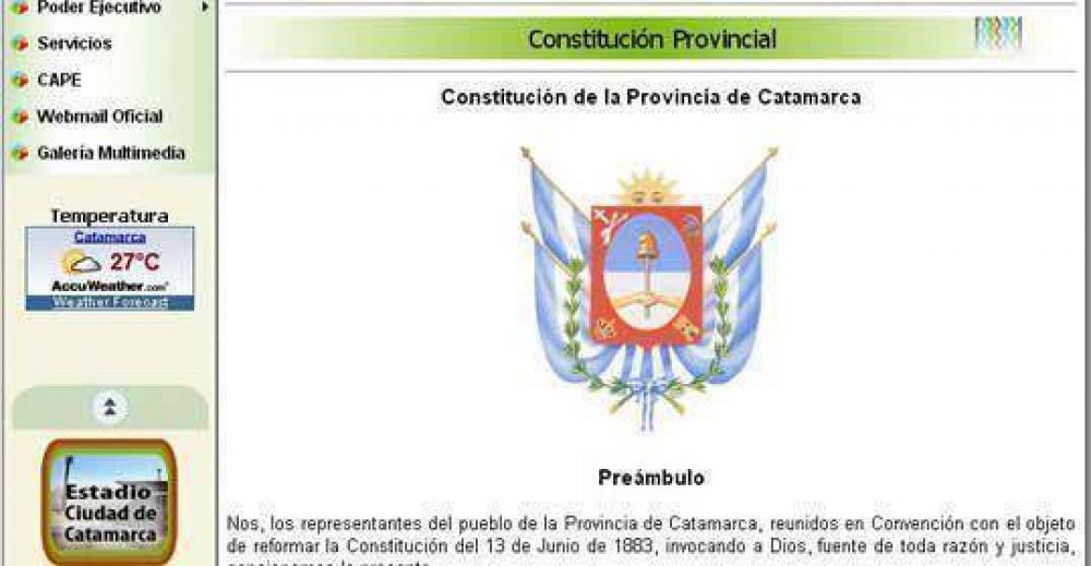 Graves errores en la publicaci�n oficial de la Constituci�n Provincial