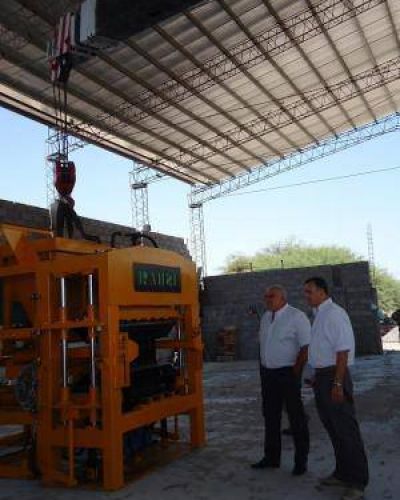 Lleg� la f�brica de adoquines a Catamarca