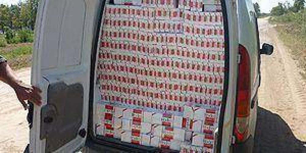 Secuestraron 22.000 paquetes de cigarrillos