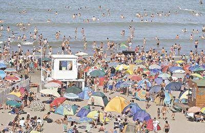 Turistas de febrero con d�as especiales de playa
