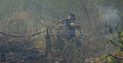 Ardieron pastizales cerca del barrio El Pozo