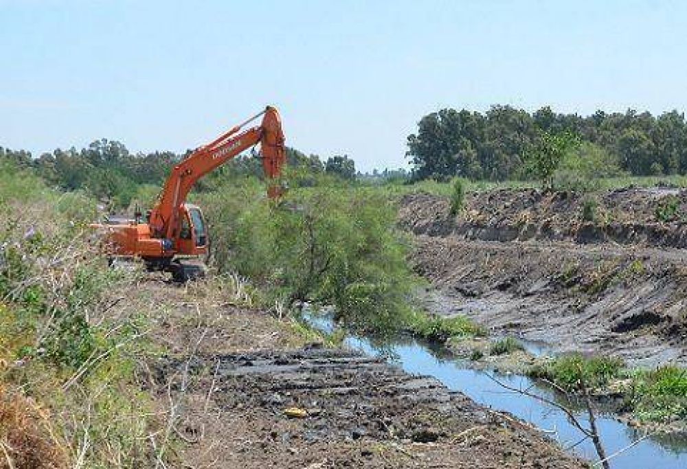 San Mart�n y la Provincia trabajan para reducir las inundaciones