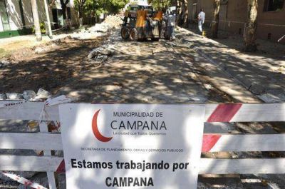 Comenzaron las obras de reparaci�n del pavimento en calle 9 de Julio entre Rawson y San Mart�n
