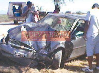 Una mujer herida de gravedad en tremendo accidente en la Ruta 38