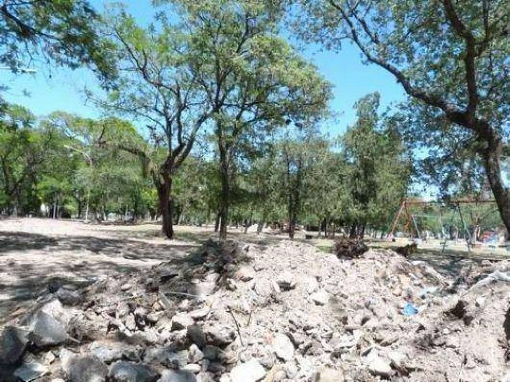En una semana se retomar�an obras en el parque Mitre