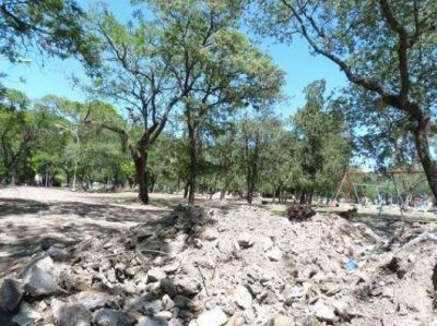 En una semana se retomar�an obras en el parque Mitre