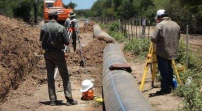 Castelli ya recibe agua del r�o Bermejo