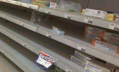 �Se empez� a notar el faltante en los super o a todo el mundo le agarr� un ataque de limpieza?