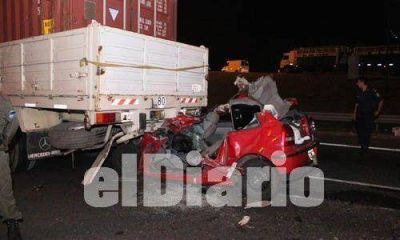 Un herido grave por doble accidente en Panamericana