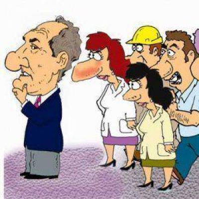Scioli les da la espalda a los trabajadores