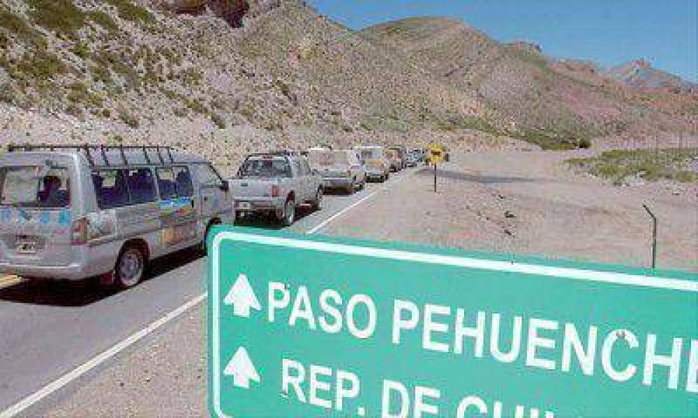 El Paso Pehuenche �nicamente est� habilitado para veh�culos particulares y trafics