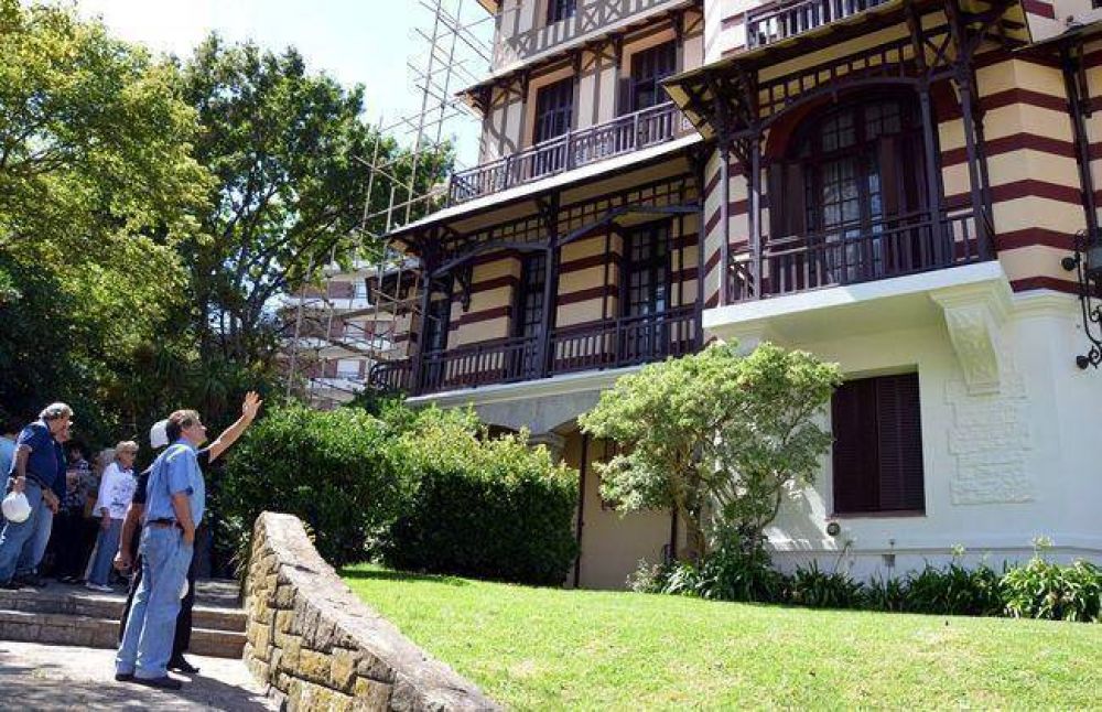 Avanzan las tareas para restaurar la Villa Ortiz Basualdo