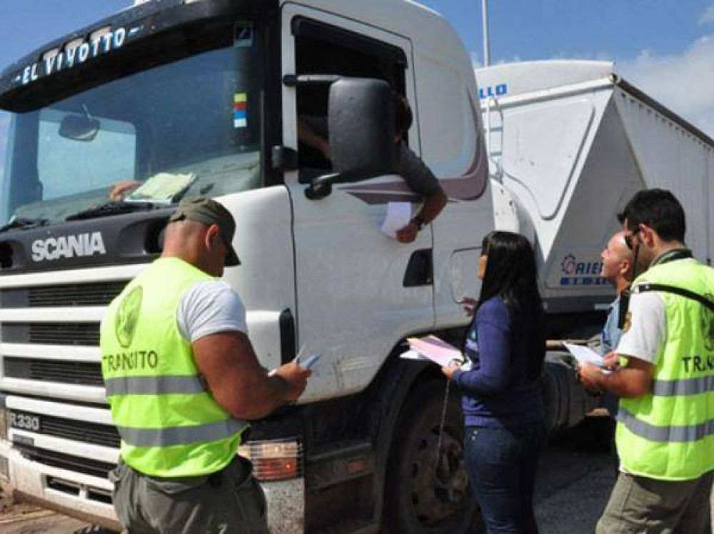 Habr� pesajes y multas para rodados de gran porte en Z�rate
