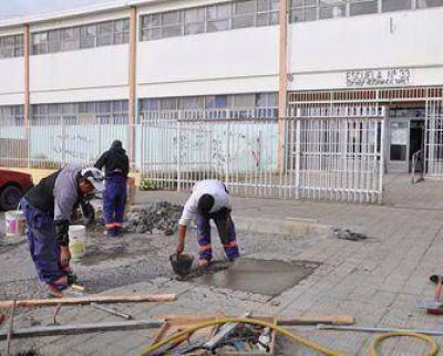 Nuevas rampas en la vereda de la Escuela N� 33