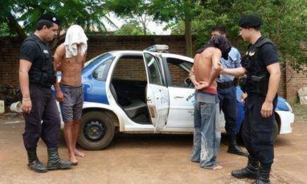 Detuvieron a cinco j�venes por atacar con piedras y palos a vecinos