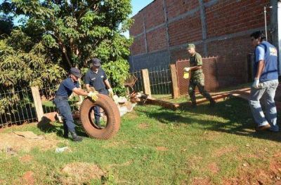 Ahora las gomer�as son escenario de los operativos anti dengue