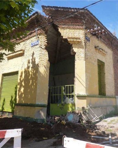 Obras de gas podr�an haber sido las causas del derrumbe parcial de una vivienda