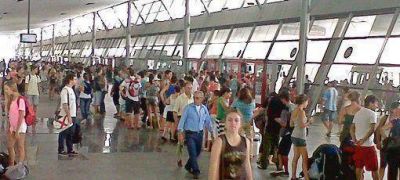 Intenso movimiento en la Terminal por los espect�culos en las sierras