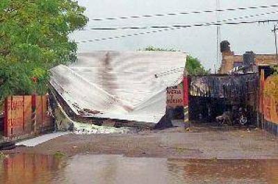 Un fuerte temporal caus� graves da�os en Loreto