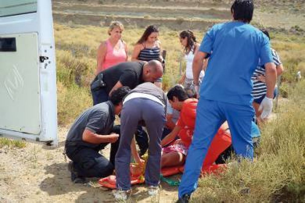 Violento choque deja a toda una familia con diferentes lesiones