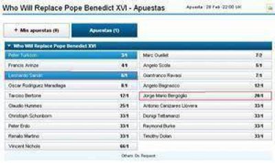 Seg�n las casas de apuestas, Sandri tiene m�s chances de ganar que Bergoglio
