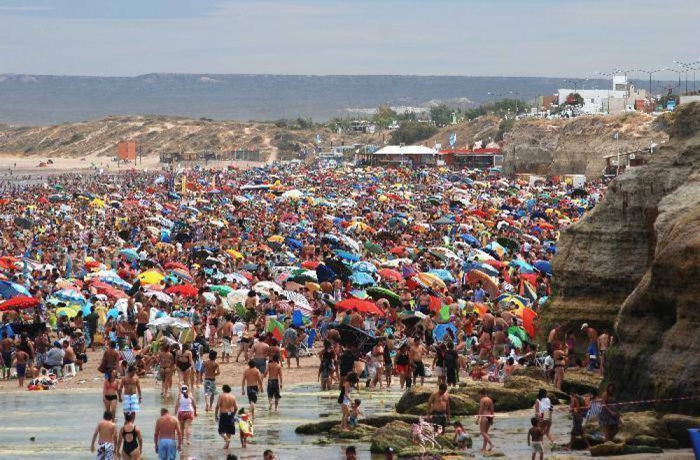 Las Grutas tuvo ocupaci�n plena en el "finde" largo
