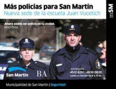 Abri� la inscripci�n para la nueva sede de la escuela de Polic�a Juan Vucetich