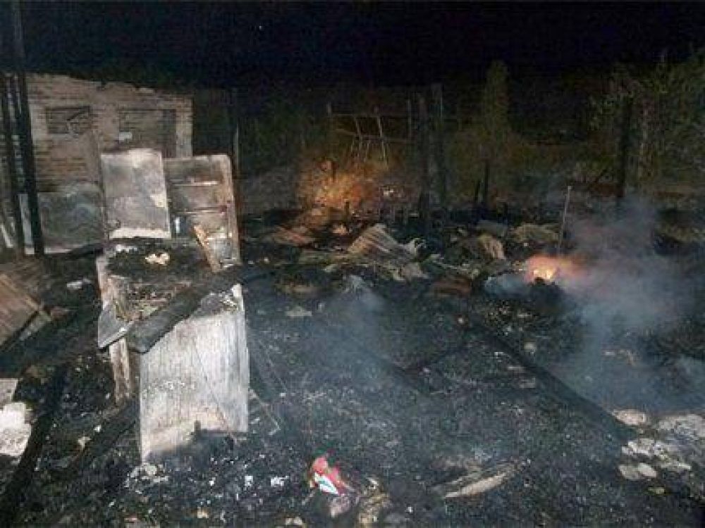 Concordia: Ahora, incendiaron la casa del hombre que asesin� a otro el pasado s�bado