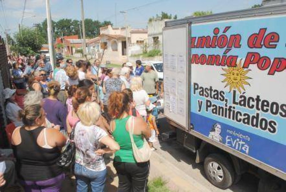 El �Cami�n de la Econom�a Popular� llega a la 17 de Noviembre